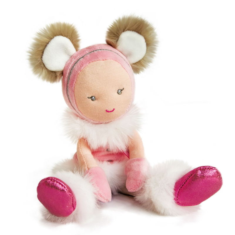  - lady poupée déguisée en souris rose 25 cm 
